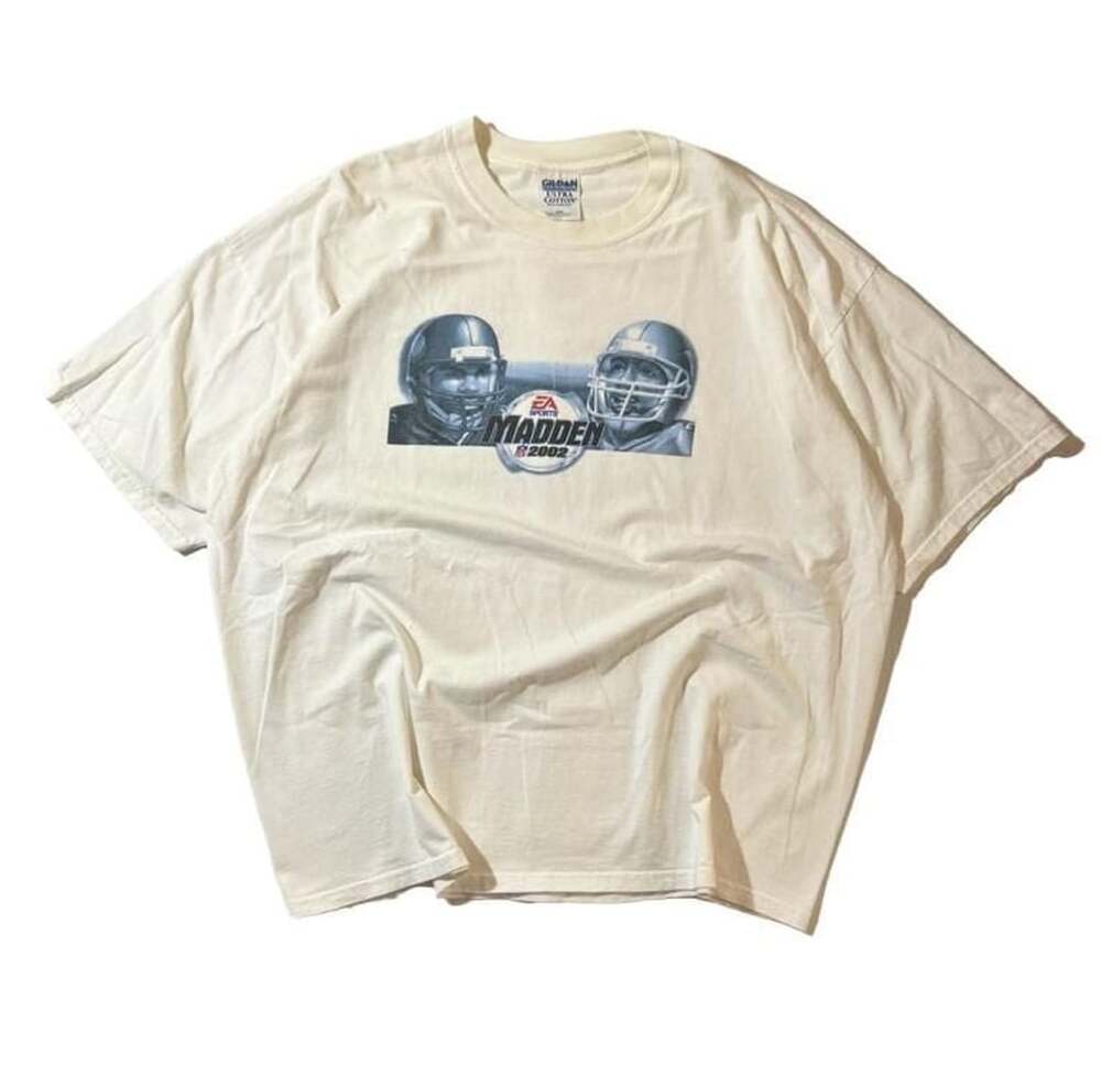 Y2K 2002 Gildan EA Sports Madden 3XL T-Shirt White NFL Video Game